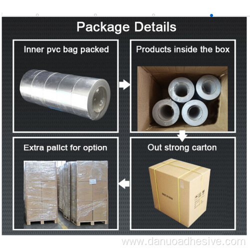 Aluminum foil adhesive tape for sealing joints